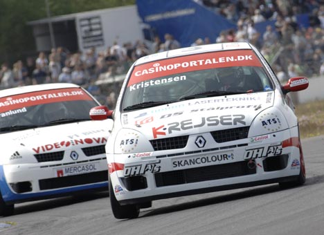 Petter Granlund og Jacob Kristensen prægede weekendens to løb i Casinoportalen Clio Cup.